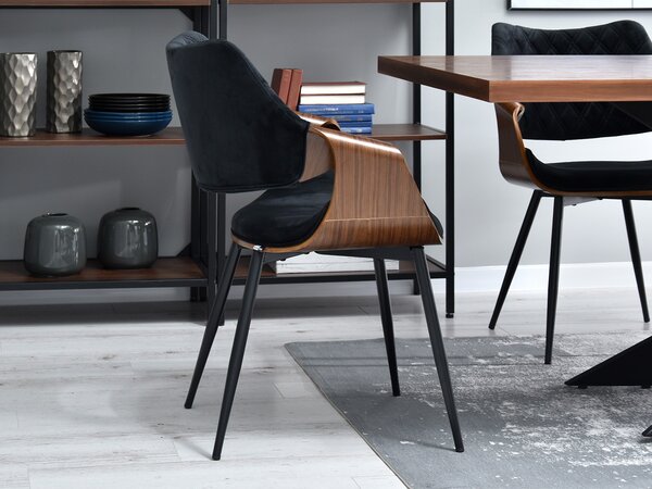 Scaun Rolf K (nuc închis + negru). Promo -14%. 1111255