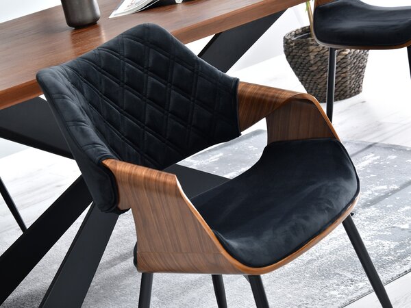 Scaun Rolf K (nuc închis + negru). Promo -14%. 1111255