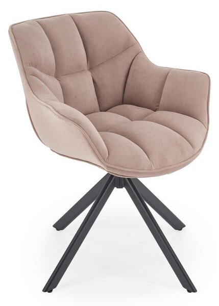 Scaun Houston 2155, Bej, Negru, 79x65x64cm, 10.8 kg