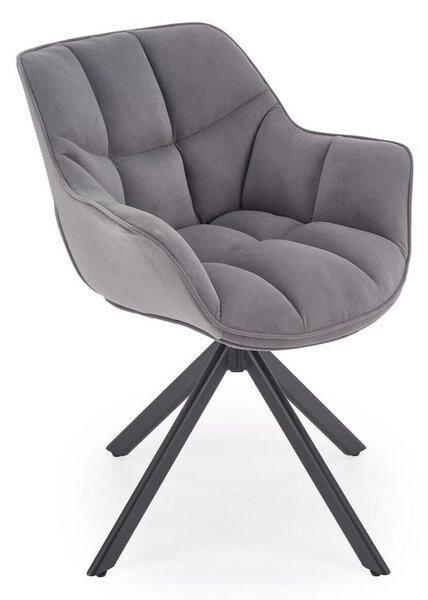 Scaun Houston 2155, Gri, Negru, 79x65x64cm, 10.8 kg