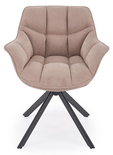 Scaun Houston 2155, Bej, Negru, 79x65x64cm, 10.8 kg