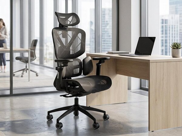 Scaun de birou Houston 2153, Negru, 116x65x70cm, 21.5 kg