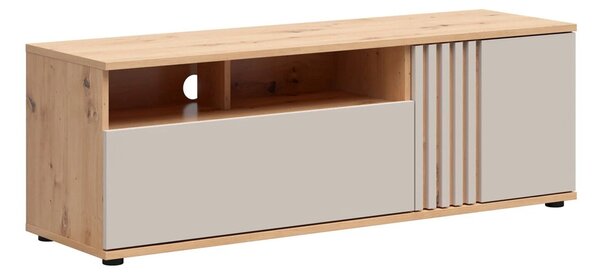 Comodă TV Venvou 103, Cașmir, Stejar artizan, MDF, PAL laminat, 46x135x40cm, 34.9 kg