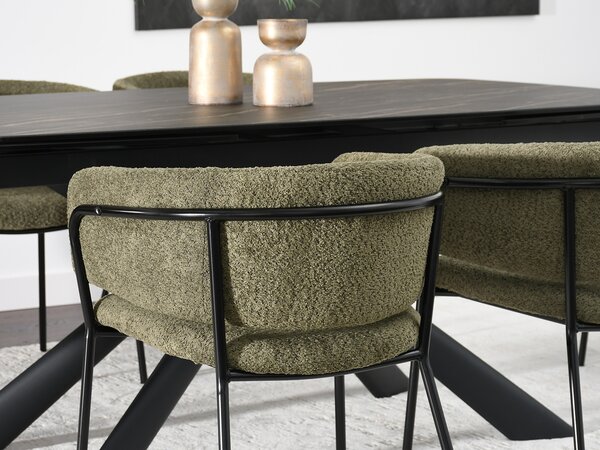 Scaun Sorento (verde + negru). Promo -14%. 1111278