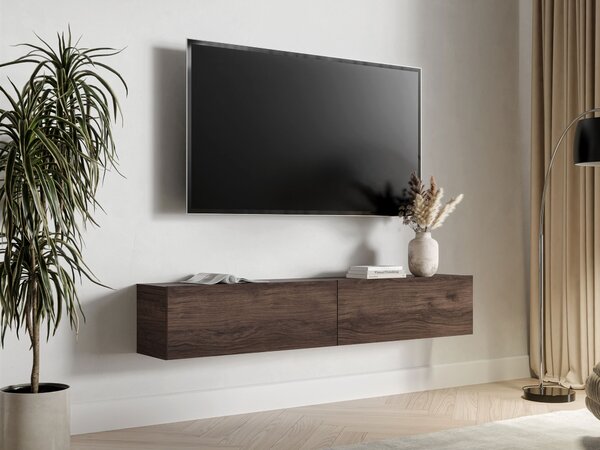 Comodă TV Donos I, Nuc, PAL laminat, 32x180x32cm, 22 kg