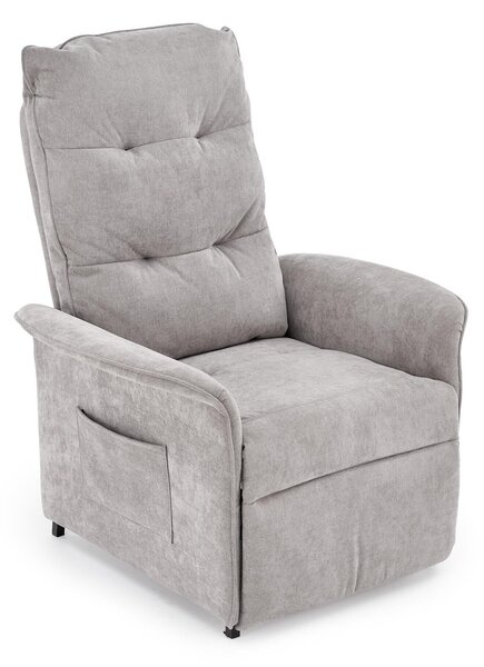 Fotoliu recliner Houston 2171, Gri, Tapiterie, 68x85x85cm, 20.5 kg