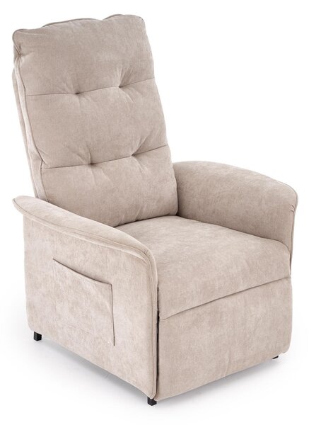 Fotoliu recliner Houston 2171, Bej, Tapiterie, 68x85x85cm, 20.5 kg