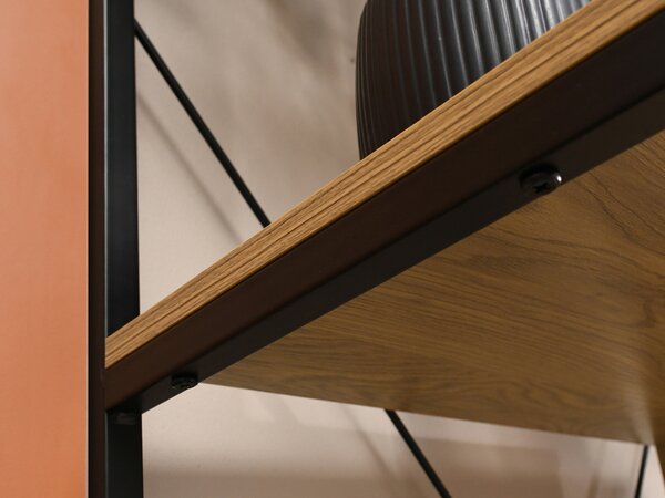 Raft Harp B (stejar + negru). Promo -15%. 1111356