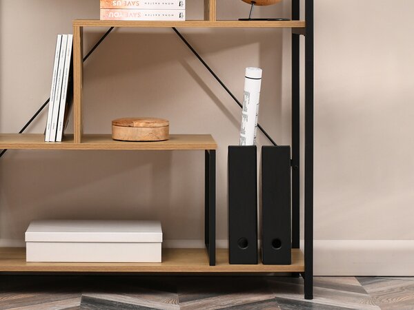 Raft Harp B (stejar + negru). Promo -15%. 1111356