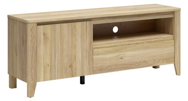 Comodă TV Talduno 100, Stejar deschis, PAL laminat, 65x161x43cm, 44.8 kg