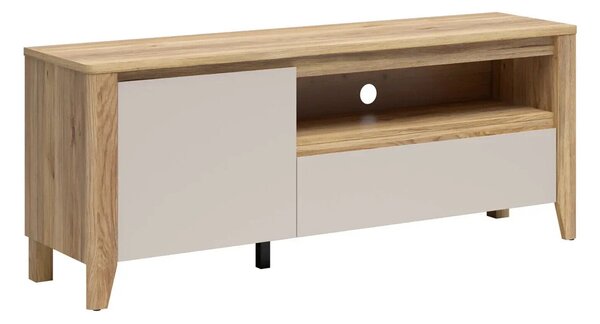 Comodă TV Talduno 100, Cașmir, Stejar deschis, PAL laminat, 65x161x43cm, 44.8 kg