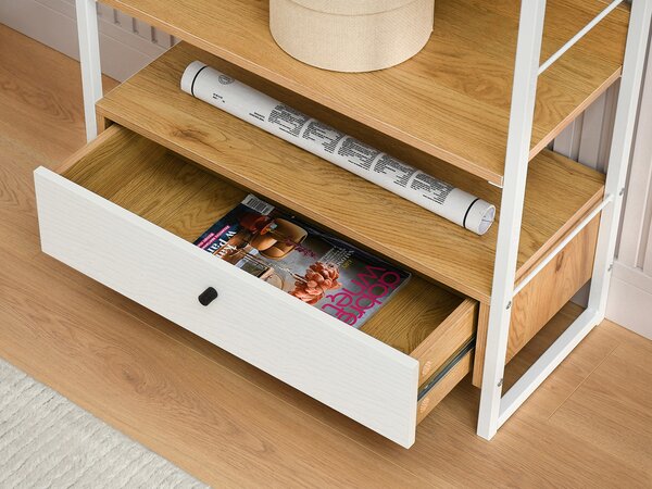 Raft Luca (stejar + alb). Promo -15%. 1111373