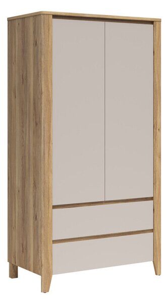 Dulap Talduno 103, Cașmir, Stejar deschis, 200x107x57cm, 87.65 kg, Uși dulap: Cu balamale