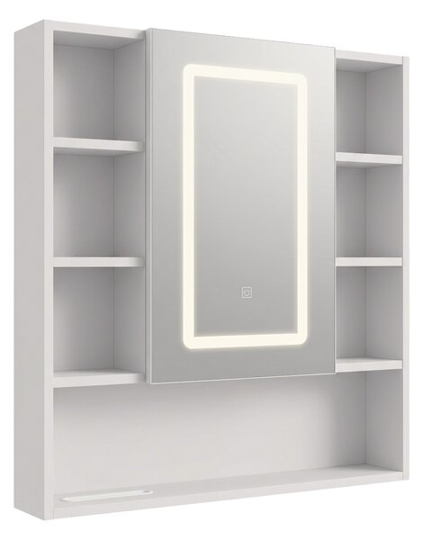 Dulap cu oglindă LED Rea Luna 70x80cm