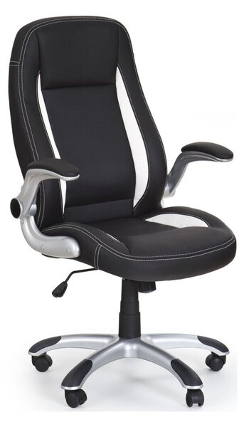 Scaun de birou Houston 569, Alb, Negru, 112x67x65cm, 17 kg