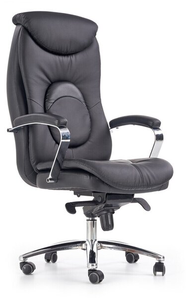 Scaun de birou Houston 394, Negru, 124x63x70cm, 17 kg