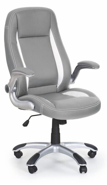 Scaun de birou Houston 569, Alb, Gri, 112x67x65cm, 17 kg