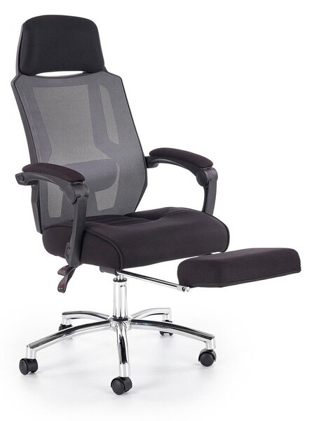 Scaun de birou Houston 495, Negru, Gri, 116x61x60cm, 19 kg