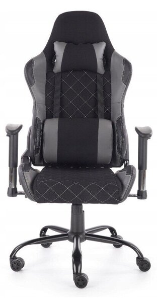 Scaun gaming Houston 1431, Negru, Gri, 127x69x62cm, 22 kg