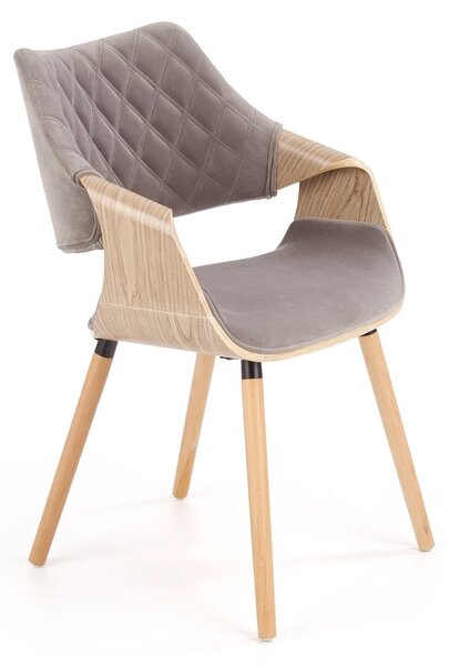 Scaun Houston 720, Maro deschis, Gri, 77x56x55cm, 9 kg