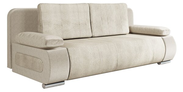 Canapea extensibilă Comfivo Pudor, Numărul de locuri: 3, Spațiu de depozitare, 77x200x92cm, 85 kg, Picioare: Plastic