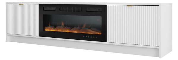 Comodă TV Comfivo Papilio II, Alb, MDF, PAL laminat, 48x182x40cm