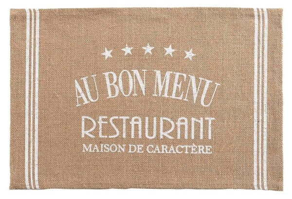 Suport pentru farfurii din iută 30x45 cm Diner – douceur d'intérieur