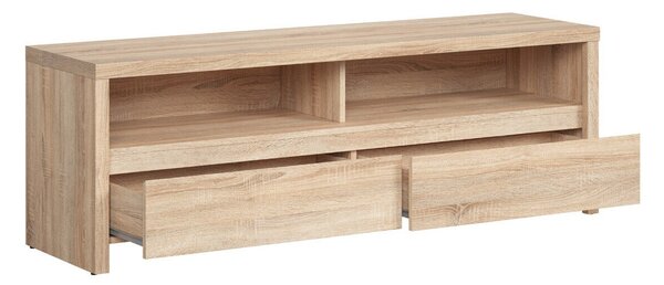 Comodă TV Nolroma 128, Stejar Sonoma, PAL laminat, 49x144x41cm, 31 kg