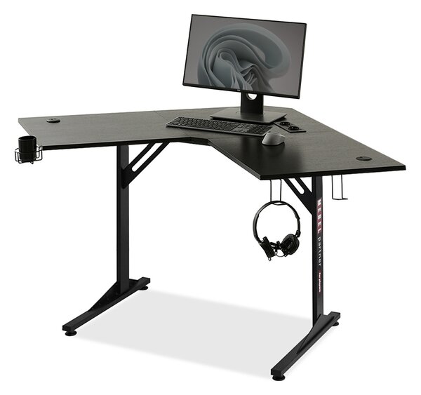 Masă PC Matts C (lemn negru + negru). Promo -18%. 1109794