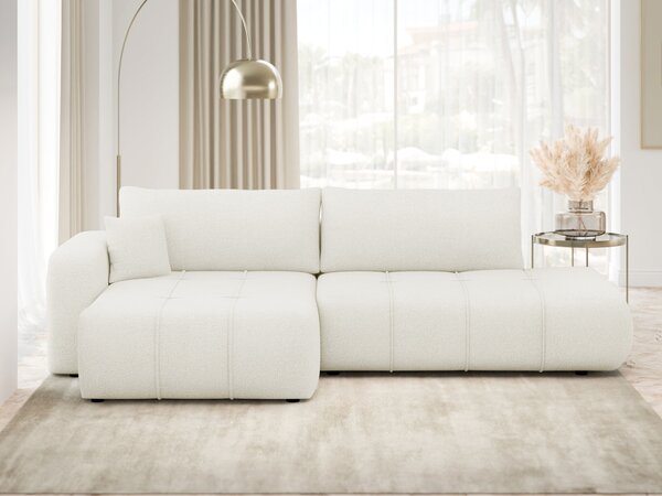 Colțar Comfivo Laurus III, Funcția de dormit, Spațiu de depozitare, 262x145x82cm, 106 kg, Picioare: Plastic
