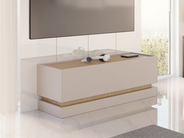 Comodă TV Comfivo Tilia I, Cașmir, Stejar, PAL laminat, 47x150x37cm, 33 kg