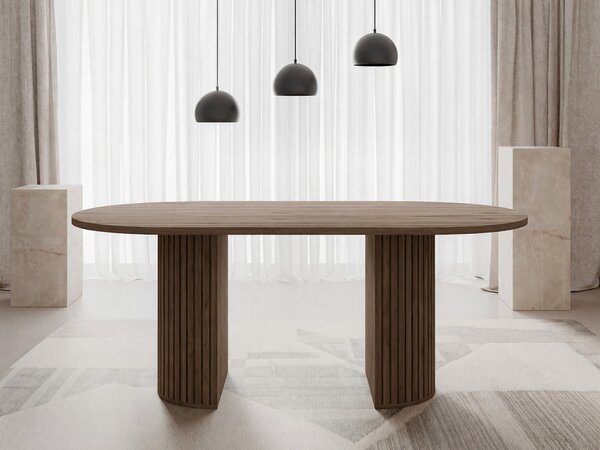 Masă Comfivo Ulma, Nuc, 75x90x185cm, 34.5 kg