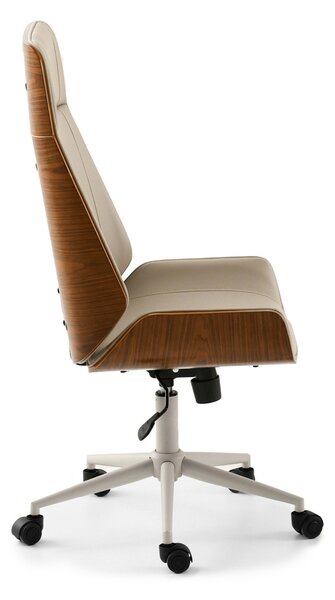 Scaun Aukley (nuc + bej închis + gri). Promo -13%. 1110487