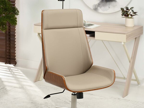 Scaun Aukley (nuc + bej închis + gri). Promo -13%. 1110487