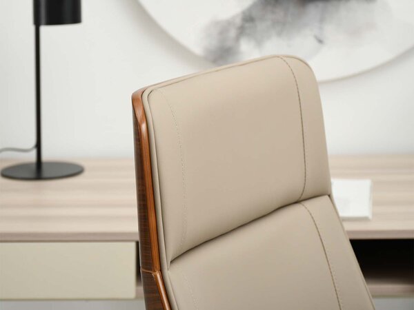 Scaun Aukley (nuc + bej închis + gri). Promo -13%. 1110487