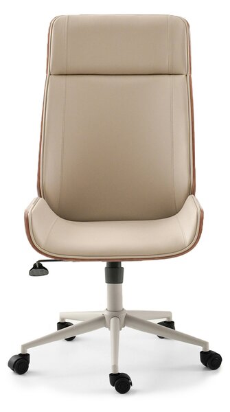 Scaun Aukley (nuc + bej închis + gri). Promo -13%. 1110487