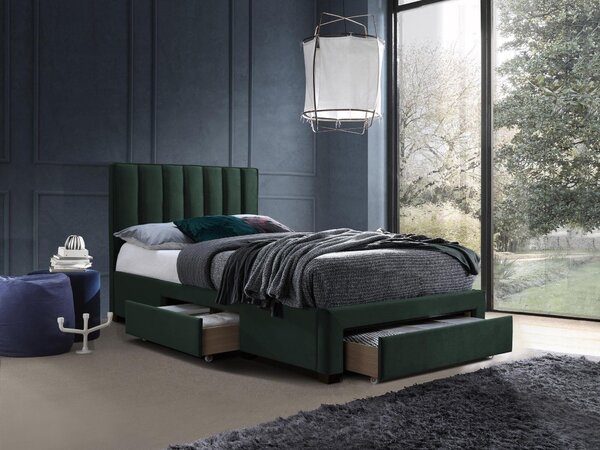 Pat Houston Fides, Verde închis, Tapiterie, 111x125x214cm, 59.5 kg, Lemn: Cauciuc