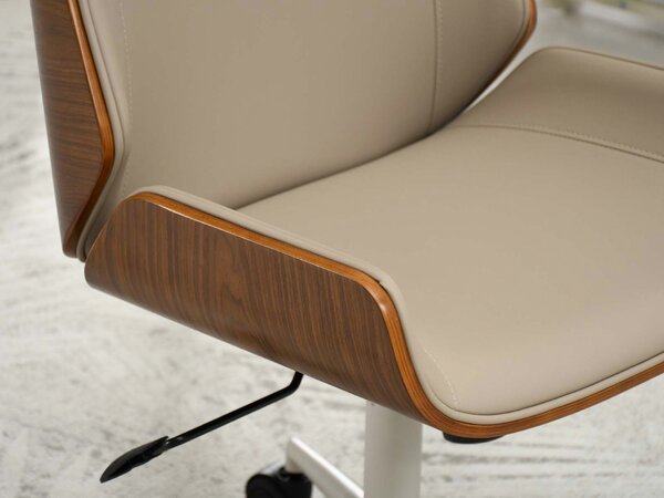 Scaun Aukley (nuc + bej închis + gri). Promo -13%. 1110487