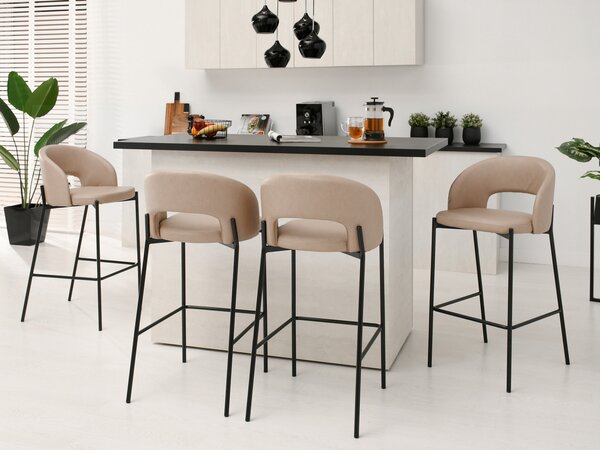Scaun Gustav (bej + negru). Promo -14%. 1110693