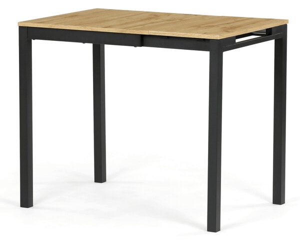 Jídelní stůl rozkládací 60-90x60 cm, melamin, dub, GDT-206 OAK