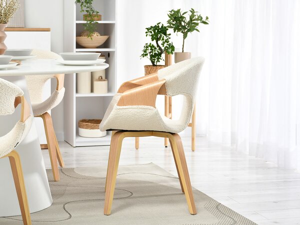 Scaun Kurt (stejar + crem). Promo -14%. 1111097