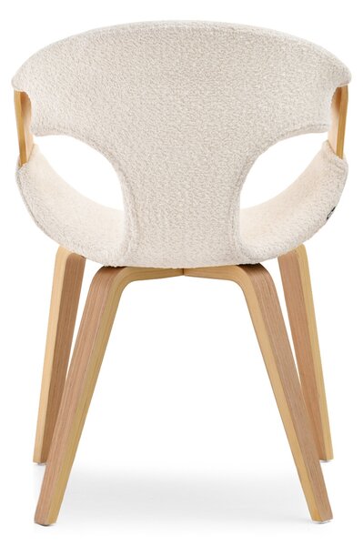 Scaun Kurt (stejar + crem). Promo -14%. 1111097