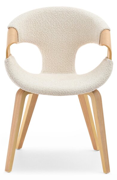 Scaun Kurt (stejar + crem). Promo -14%. 1111097