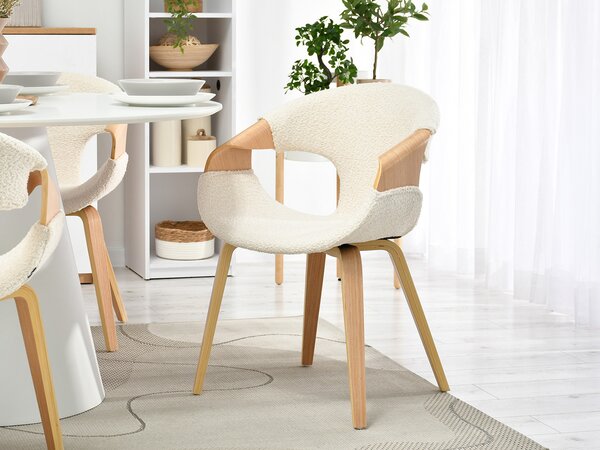 Scaun Kurt (stejar + crem). Promo -14%. 1111097