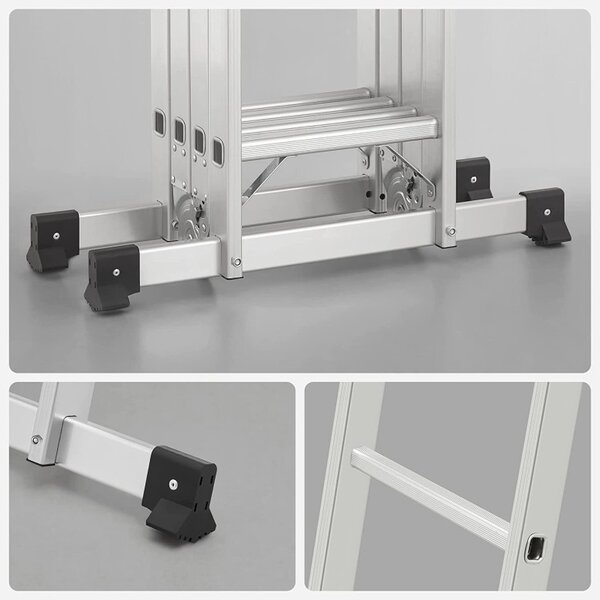 Scara multifunctionala, Songmics, 3,6 m, 150 kg, GLT36M