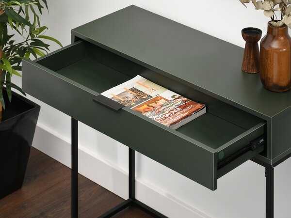Măsuță consolă Norma M (verde + negru). Promo -20%. 1110826