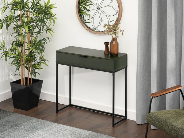 Măsuță consolă Norma M (verde + negru). Promo -20%. 1110826