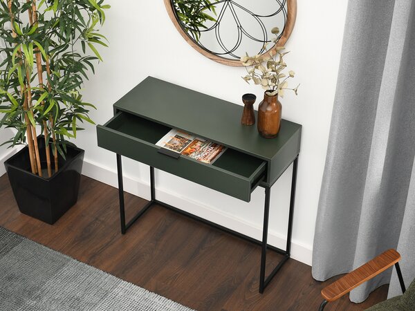Măsuță consolă Norma M (verde + negru). Promo -20%. 1110826
