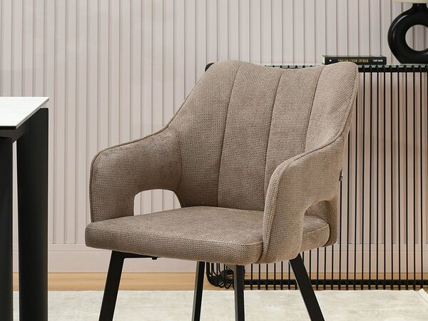 Scaun Carl (bej + negru). Promo -14%. 1111015