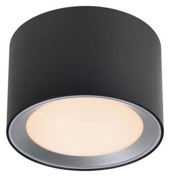 Nordlux Spot de tavan cu LED Landon Smart, negru, înălțime 8,2 cm, reglabil, Negru, Camera de zi / sufragerie, Metal